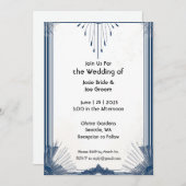 Art Deko Einladung (Vorne/Hinten)