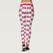 Art Deko-Element in Crimson Leggings (Rückseite)