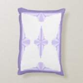 Art Deko Element in lila & lila Dekokissen (Rückseite(Vertikal))