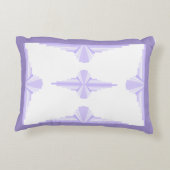 Art Deko Element in lila & lila Dekokissen (Rückseite)