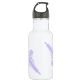 Art Deko Element in lila & lila Wasserflasche (Vorderseite)