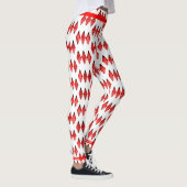 Art Deko Element in roten Leggings (Rechts)