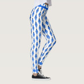 Art Deko Element in tiefblauen Leggings (Rechts)