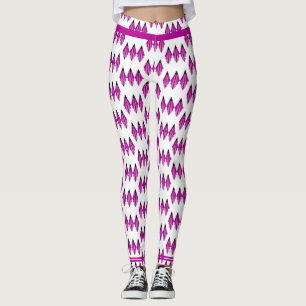 Art Deko Element in tiefrosa Leggings
