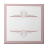 Art Deko Elemente in hellbraun Fliese (Vorderseite)