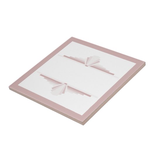 Art Deko Elemente in hellbraun Fliese (Seite)