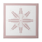 Art Deko Elemente in hellbraun Fliese (Vorderseite)