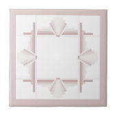 Art Deko Elemente in hellbraun Fliese (Vorderseite)