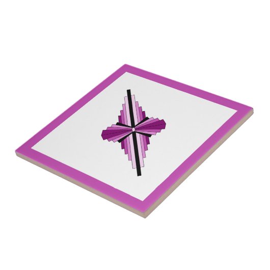 Art Deko Elemente in Himbeere & Rosa Fliese (Seite)