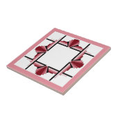 Art Deko Elemente in Himbeere & Rosa Fliese (Seite)