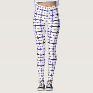 Art Deko Elemente in Pastellfarben lila Leggings