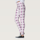 Art Deko Elemente in Pastellrosa Leggings (Links)