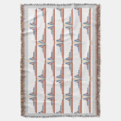 Art Deko Elemente in Rose Gold, Braun & Blau Decke (Vorderseite Vertikal)