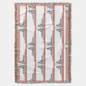 Art Deko Elemente in Rose Gold, Braun & Blau Decke (Vorderseite Vertikal)