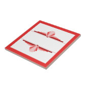 Art Deko Elemente in Scharlachrot & rot Fliese (Seite)