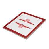 Art Deko Elemente in Scharlachrot & rot Fliese (Seite)
