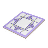 Art Deko Elemente in Zitronen und lila Fliese (Seite)