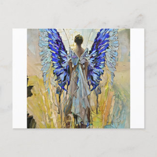 Art Deko Engel Postkarte