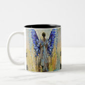 Art Deko Engel Zweifarbige Tasse (Links)