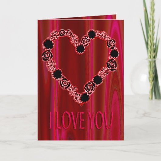 Art Deko Feiertagskarte (Vorderseite)