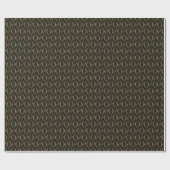 Art Deko: geometrisches Vintages Muster. Geschenkpapier (Flach)