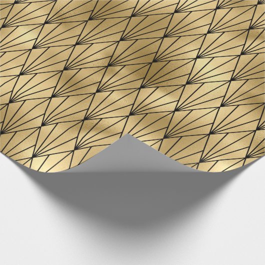 Art Deko Geschenkpapier (Ecke)