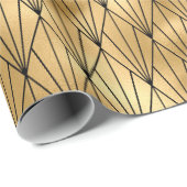 Art Deko Geschenkpapier (Rolleneckpunkt)