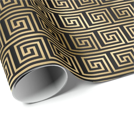 Art Deko Geschenkpapier (Rolleneckpunkt)