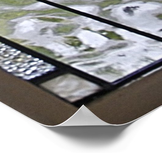 Art Deko Glasfleckposter VON 8.99 (Ecke)