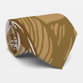 Art Deko Gold lotus Blume Blätter Japanisch Krawatte (Gerollt)