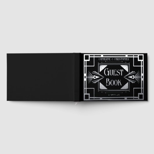 Art Deko großartige Gatsby, die 20er Jahre echte F Gästebuch (Voll)