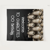 Art Deko großartige Gatsby-Stil Hintergrund Wand h Wandteppich (Vorderseite (Horizontal))