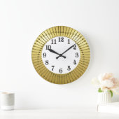 Art Deko Große Wanduhr (Zuhause)