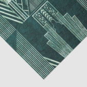 Art Deko, grün, schwarz, muster, art nouveau, Vint Seidenpapier (Ausschnitt)