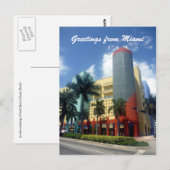 Art Deko Grüße Postkarte (Vorne/Hinten)