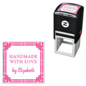 Art Deko Handmade mit Liebe Permastempel (Beispiel)