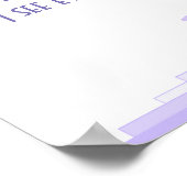 Art Deko in lila mit Christlichem Zitat (Ecke)