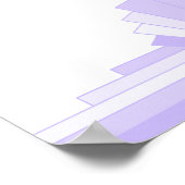 Art Deko in lila mit einem Christlichen Zitat-Post (Ecke)