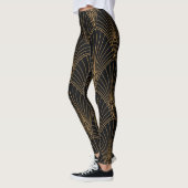Art Deko: klassisches geometrisches Muster. Leggings (Links)