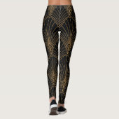Art Deko: klassisches geometrisches Muster. Leggings (Rückseite)