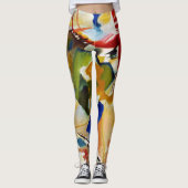 Art Deko kosmopolitisch boho Leggings (Vorderseite)