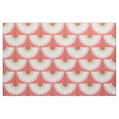 Art Deko Krane Koralle Stoff (Fat Quarter (45,7 x 55,9 cm))