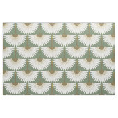 Art Deko Kranes Tal grün Stoff (Fat Quarter (45,7 x 55,9 cm))