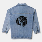 Art Deko Lady Denim Jacket Jeansjacke (Rückseite)
