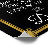 Art Deko Mens Badezeichen (Ecke)