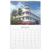 Art Deko miami florida Kalender (Feb 2027)
