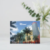 Art Deko Miami Postkarte (Stehend Vorderseite)