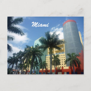Art Deko Miami Postkarte