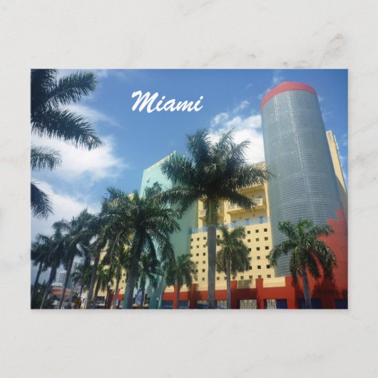 Art Deko Miami Postkarte (Vorderseite)