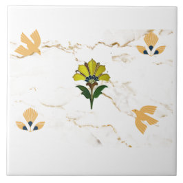 Art Deko Motive auf Imitats Marmor aussehen Fliese